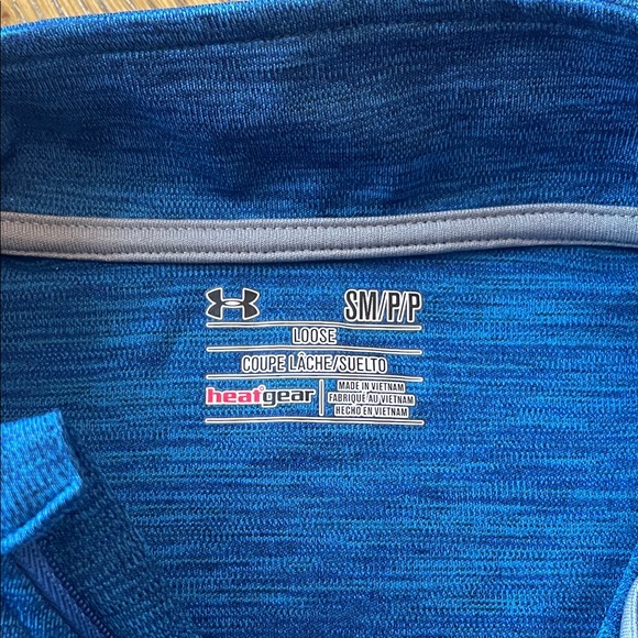 Under Armour Vibrant Blue Long Sleeve Top - Picture 3 of 4